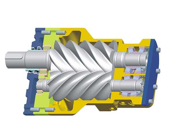 Compressor parafuso para ar comprimido