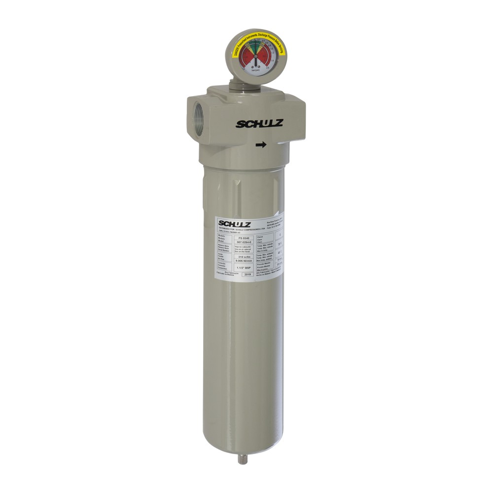 Filtro Coalescente de Baixa Pressão FS 0340 340 pcm 1.1/2