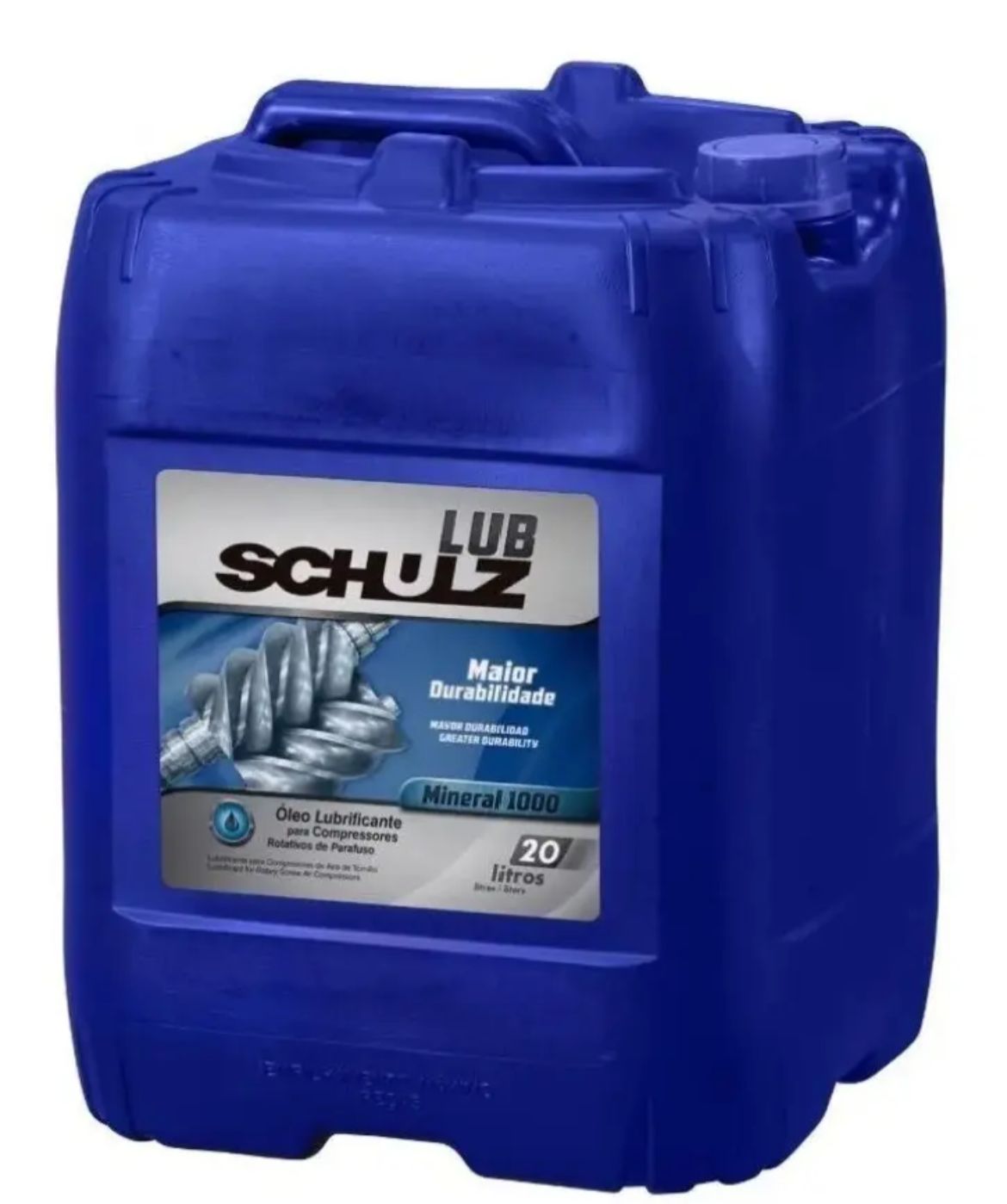 Óleo Lubrificante para Compressor de Parafuso LUB Schulz Mineral 1000 20 Litros