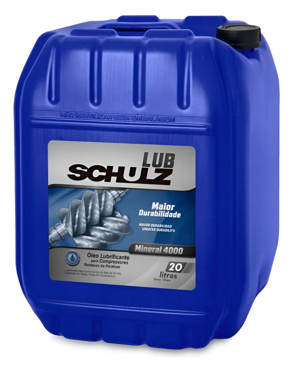 Óleo Lubrificante para Compressor de Parafuso LUB Schulz Mineral 4000 20 Litros