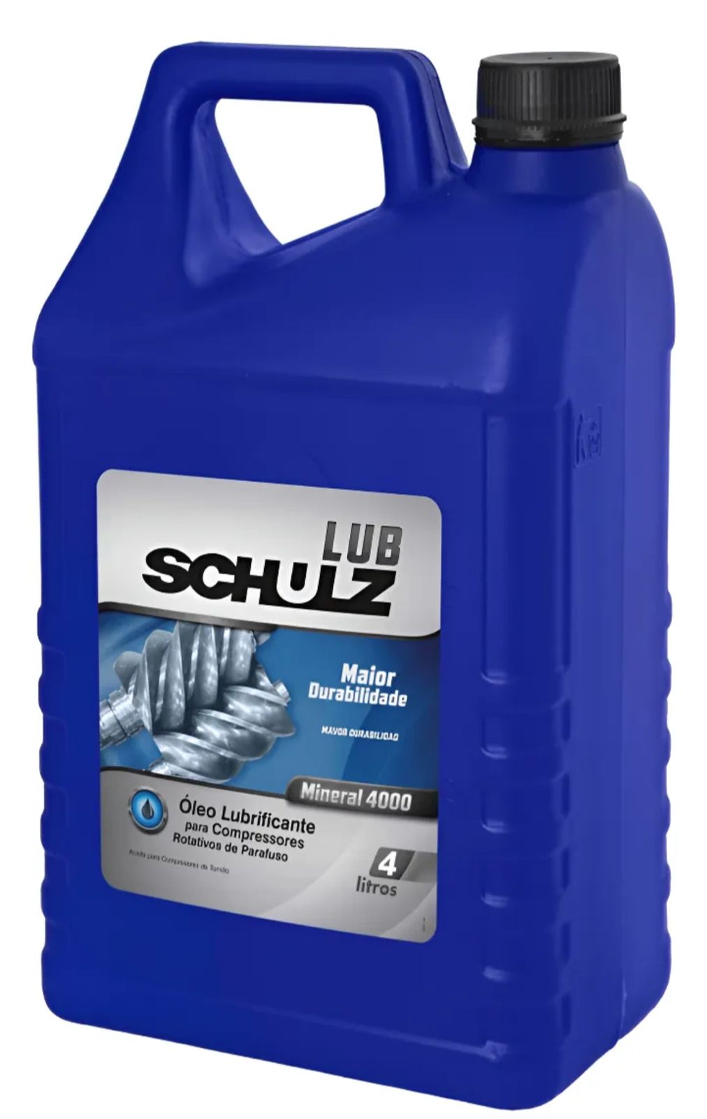 Óleo Lubrificante para Compressor de Parafuso LUB Schulz Mineral 4000 4 Litros